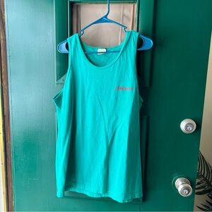 St. John's Bay Teal Crewneck Sleeveless Top Size large